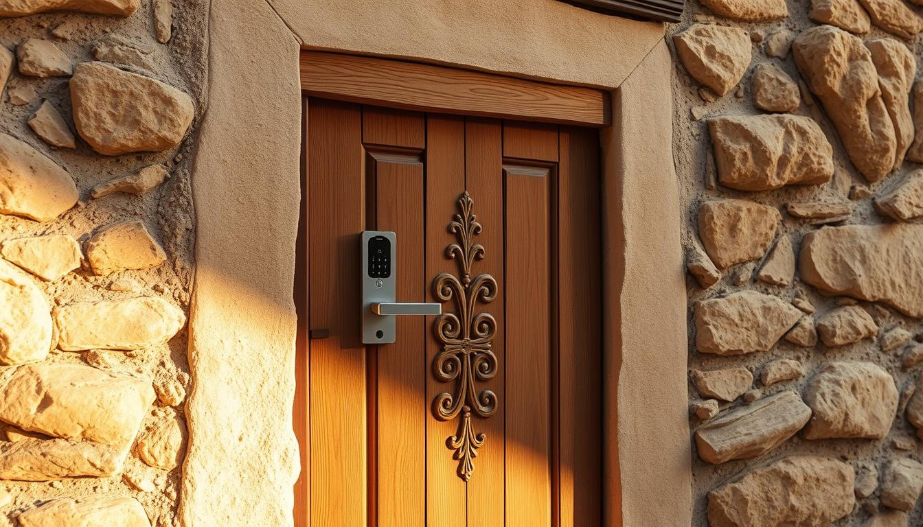 biometric access for remote North African homes