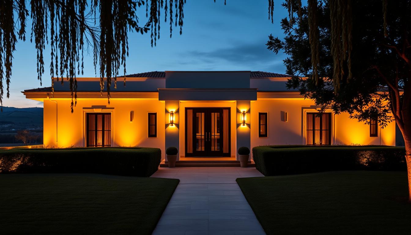 wireless smart lights in wine-growing regions